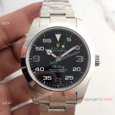 Swiss 2836 25 Jewels, 28800BPH 1:1 Replica Rolex Air-King 116900 Watch